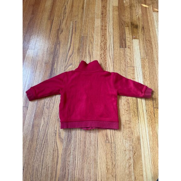 Nautica Red & Navy Full-Zip Jacket For Infants 12M Cotton/Polyester Blend - Picture 2 of 10